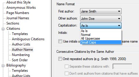 endnote how to use forced separation