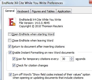 endnote cite while you write microsoft word 2013