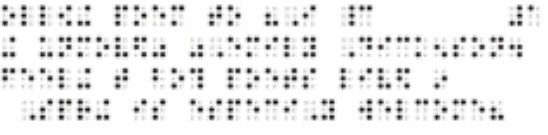 Stampa in Braille